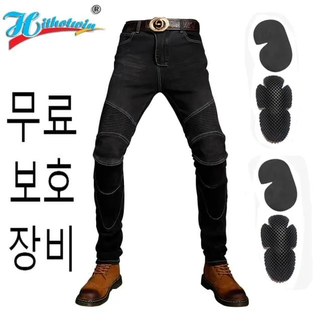 2021 Men Motorcycle Pants Aramid Motorcycle Jeans Protective Gear Riding Touring Black Motorbike Trousers Blue Motocross Jeans