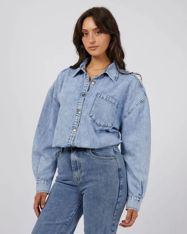 All About Eve Maci Denim Shirt