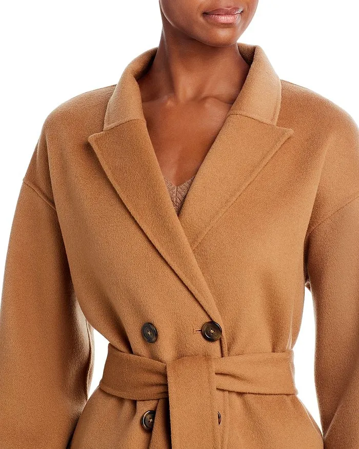 Anine Bing Dylan Wool and Cashmere Trench