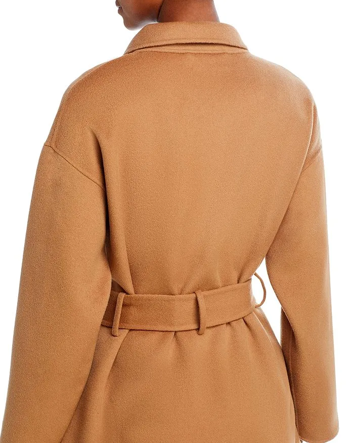 Anine Bing Dylan Wool and Cashmere Trench