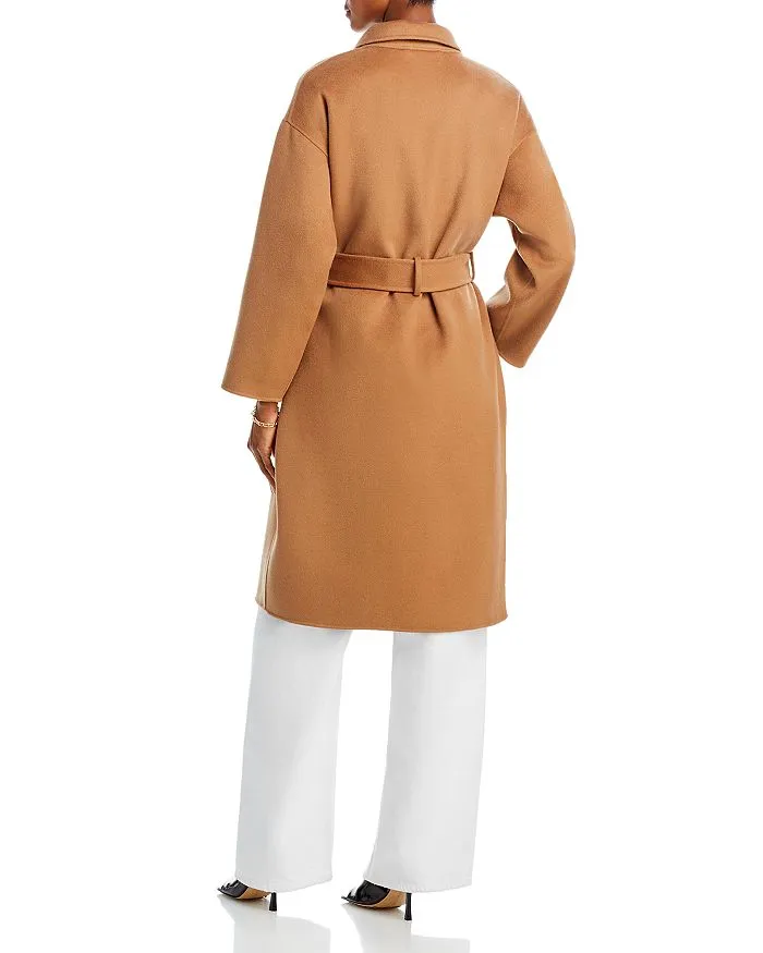 Anine Bing Dylan Wool and Cashmere Trench