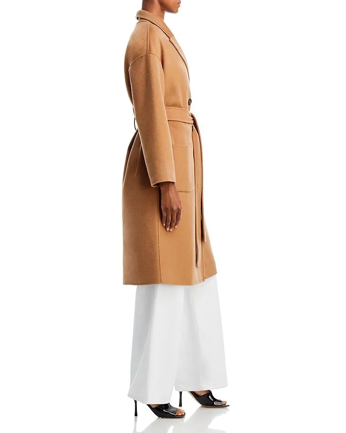 Anine Bing Dylan Wool and Cashmere Trench