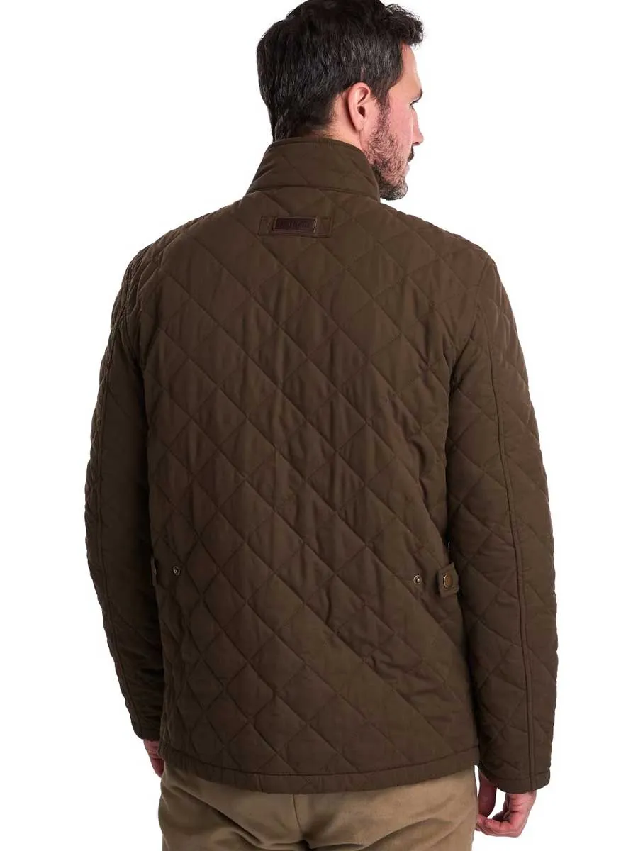 Barbour Mens Shoveler Quilted Jacket - Dark Olive