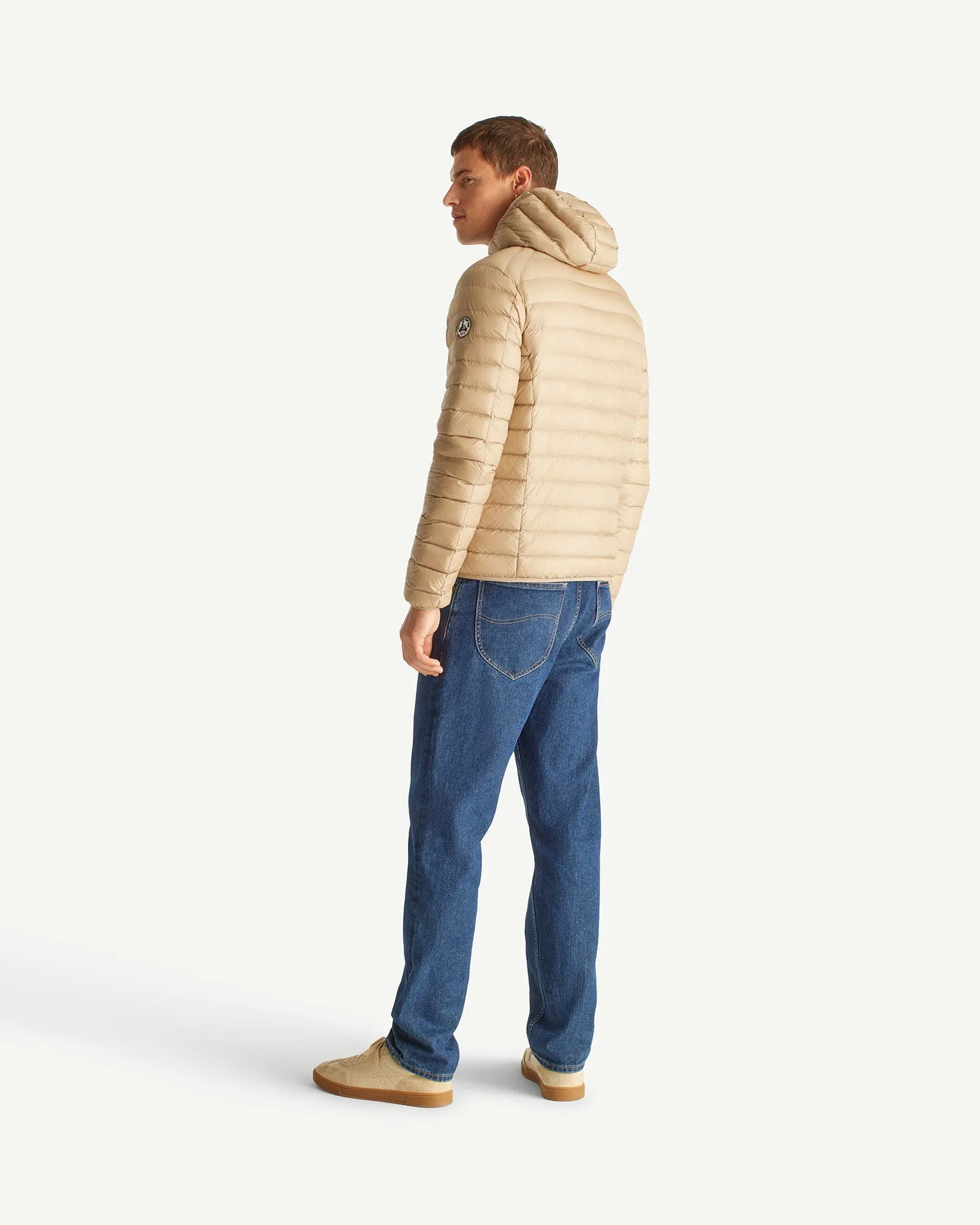 Beige Lightweight down jacket Nico