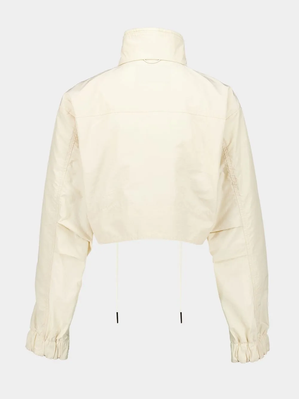 Beige Technical Cotton Windbreaker