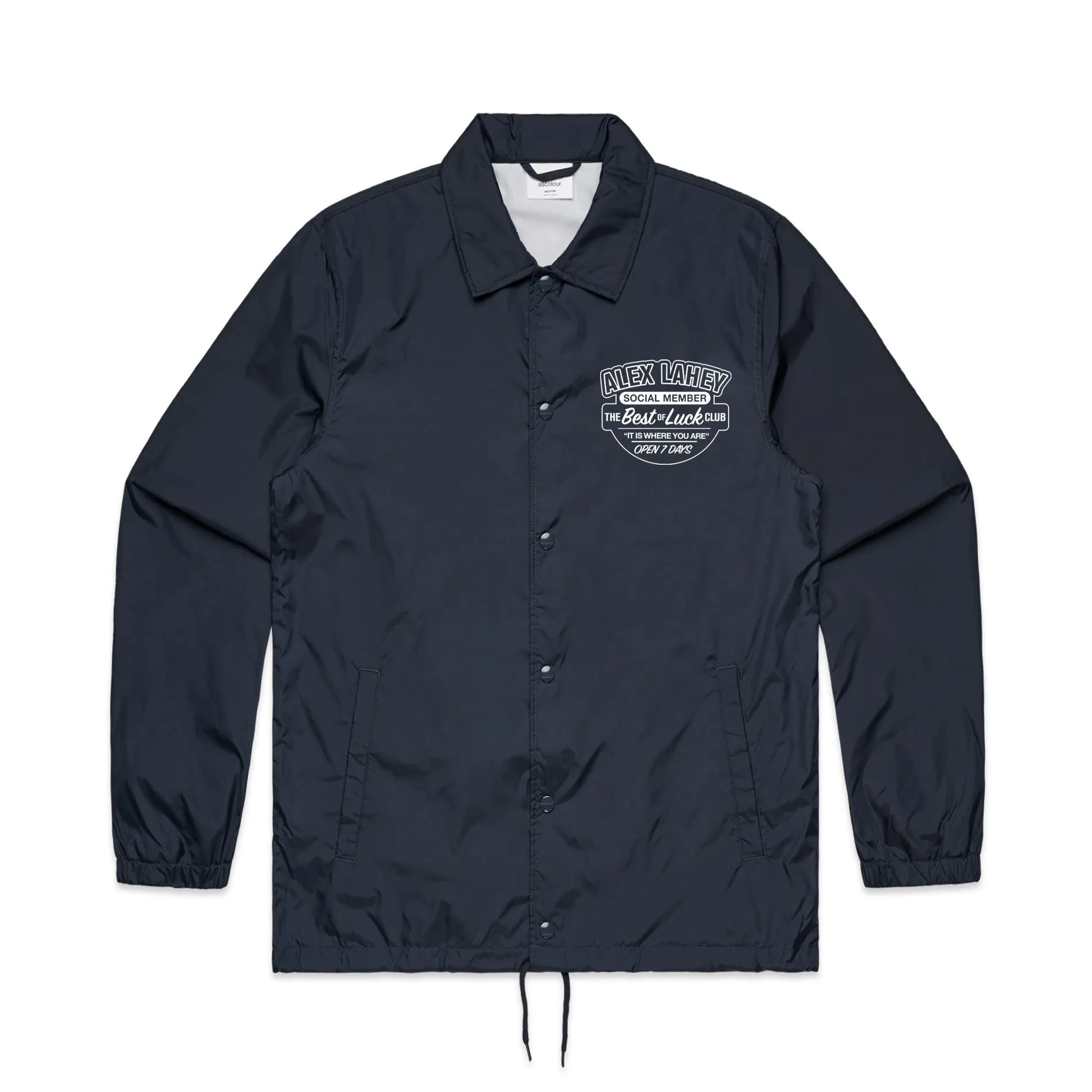 Best Of Luck Club Windbreaker (Navy)