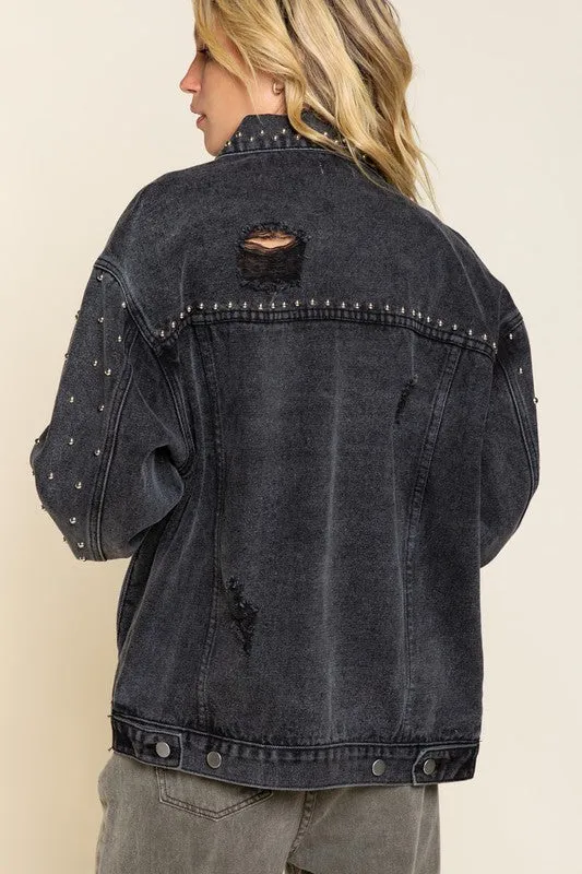 Blake Studded Denim Jacket