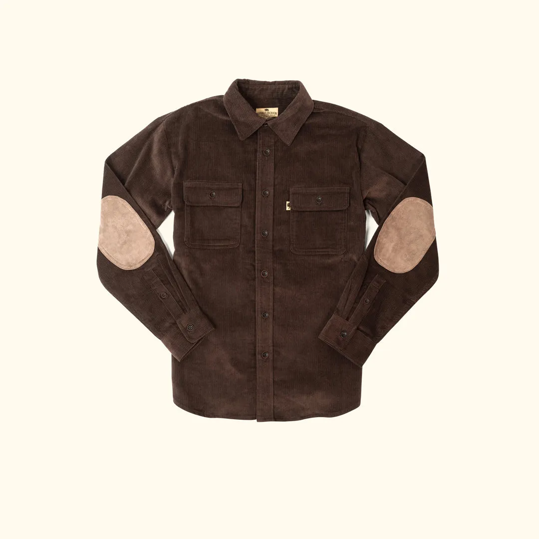 Bradford Corduroy Shirt Jac | Brown