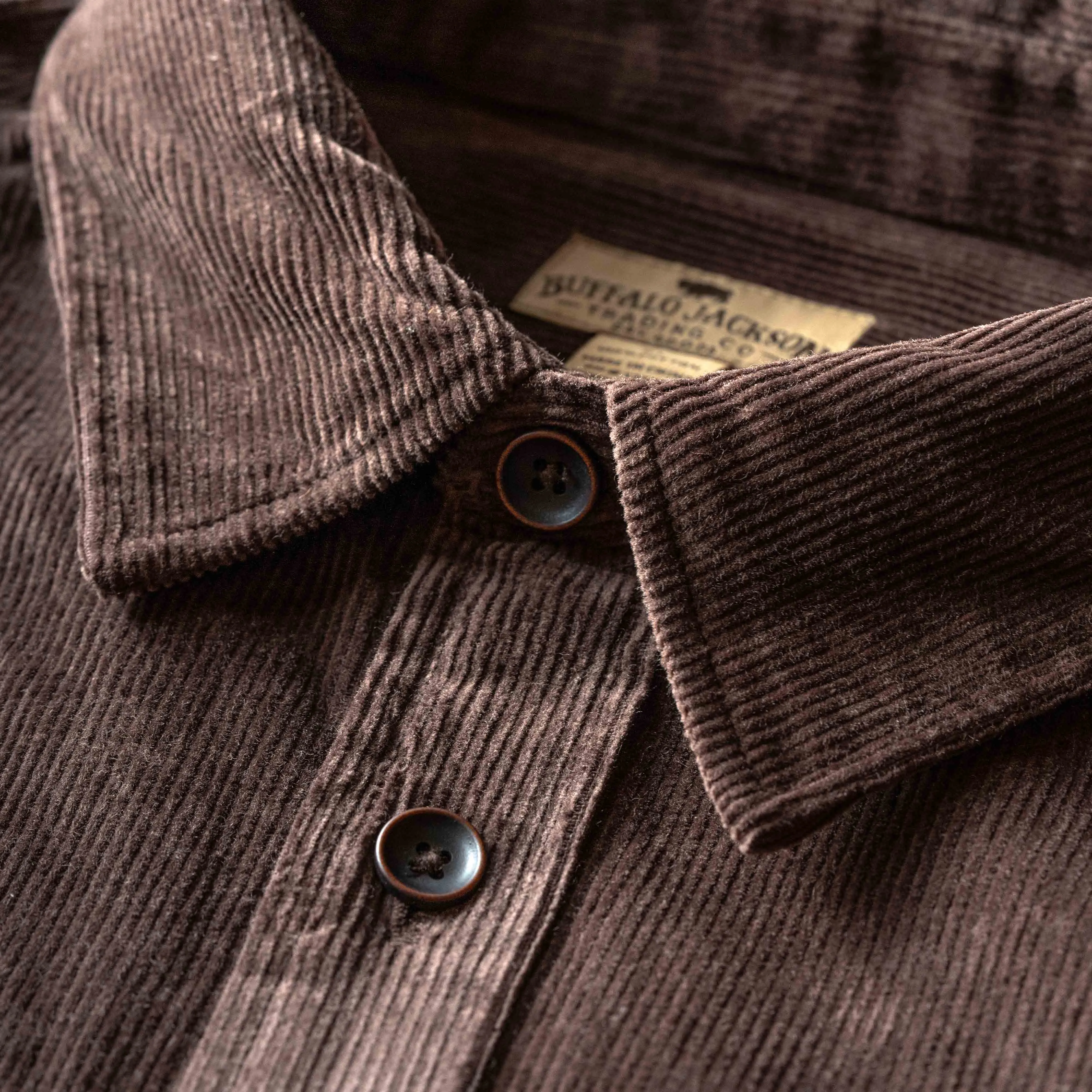 Bradford Corduroy Shirt Jac | Brown