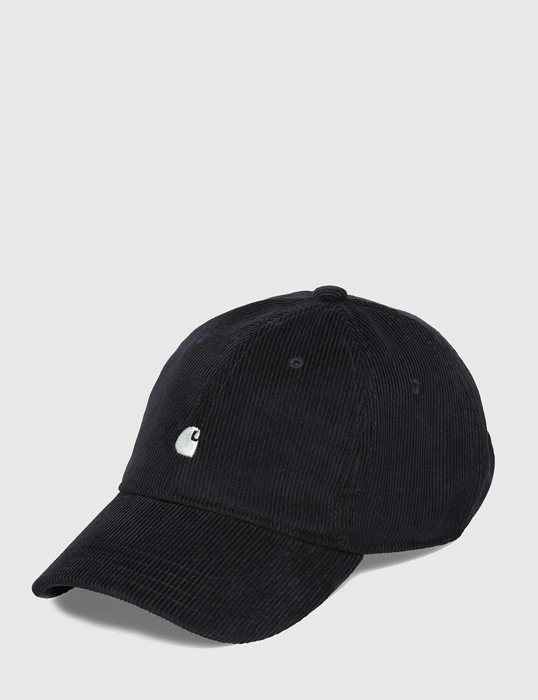 Carhartt Madison Logo Dad Corduroy Cap - Dark Navy