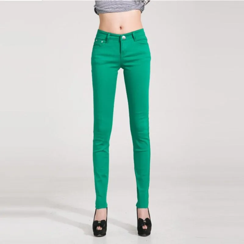 Casual Pants Slim Stretch Jeans