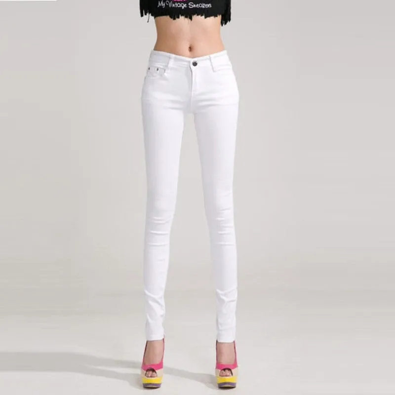 Casual Pants Slim Stretch Jeans