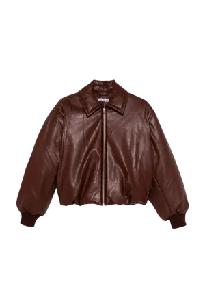 Coated Bomber Jacket