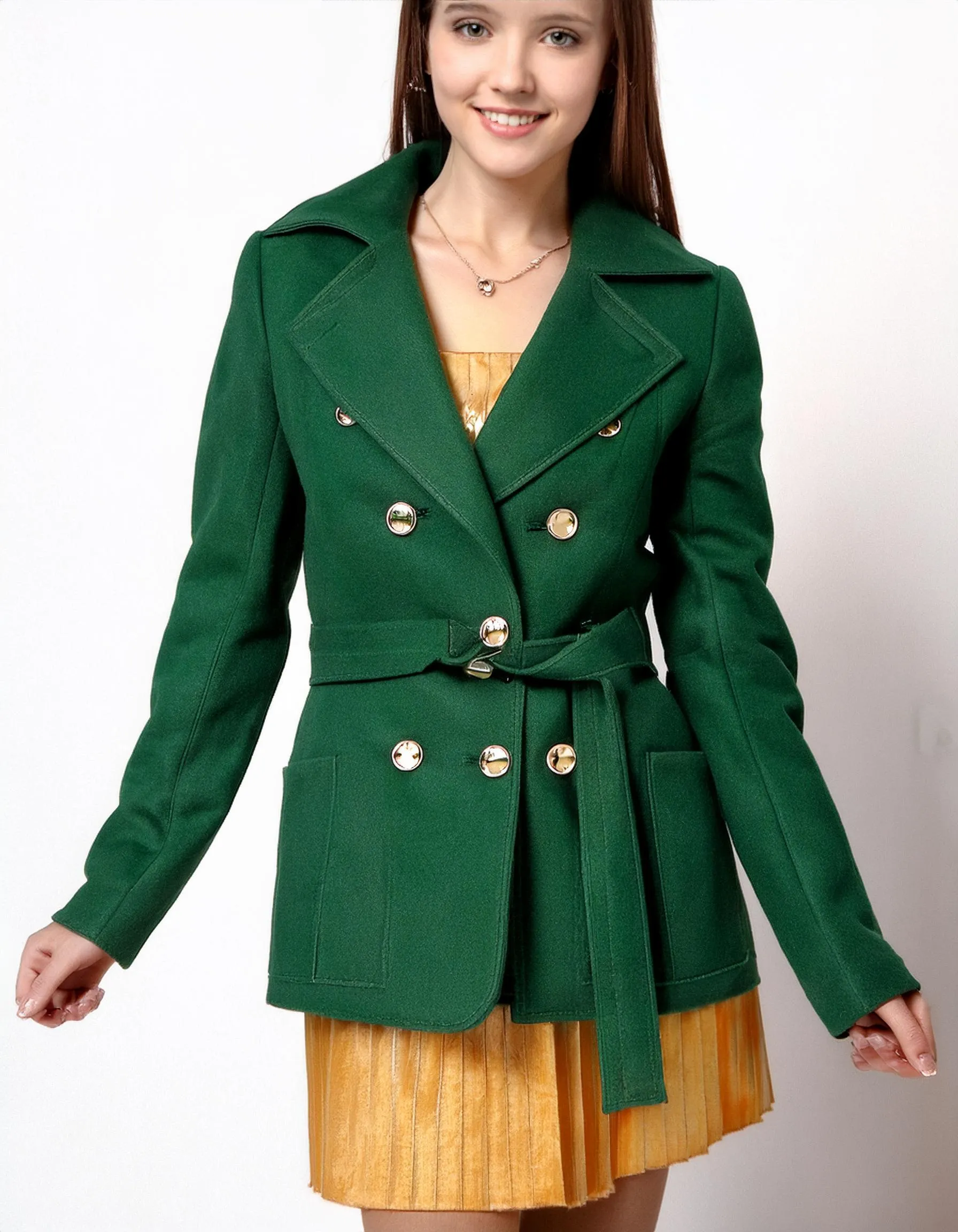 Emerald Enchantment Peacoat