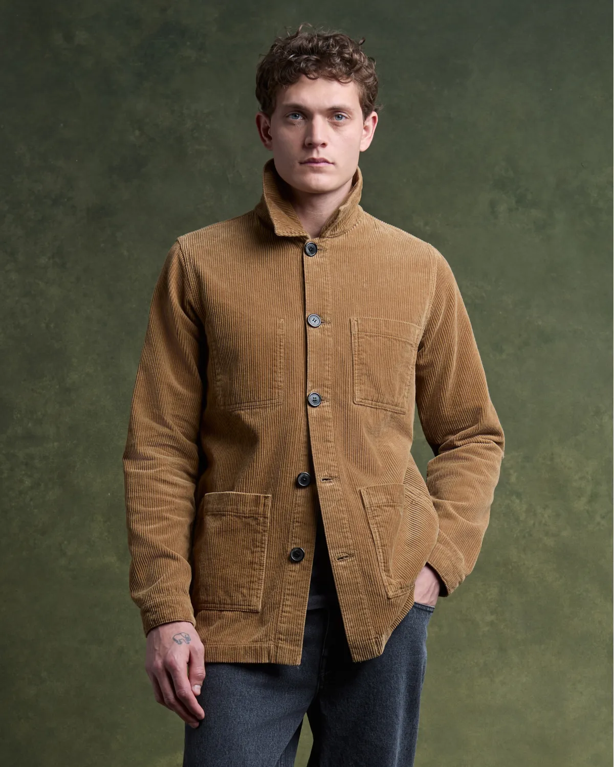 ESTEVE Painter's jacket - Camel