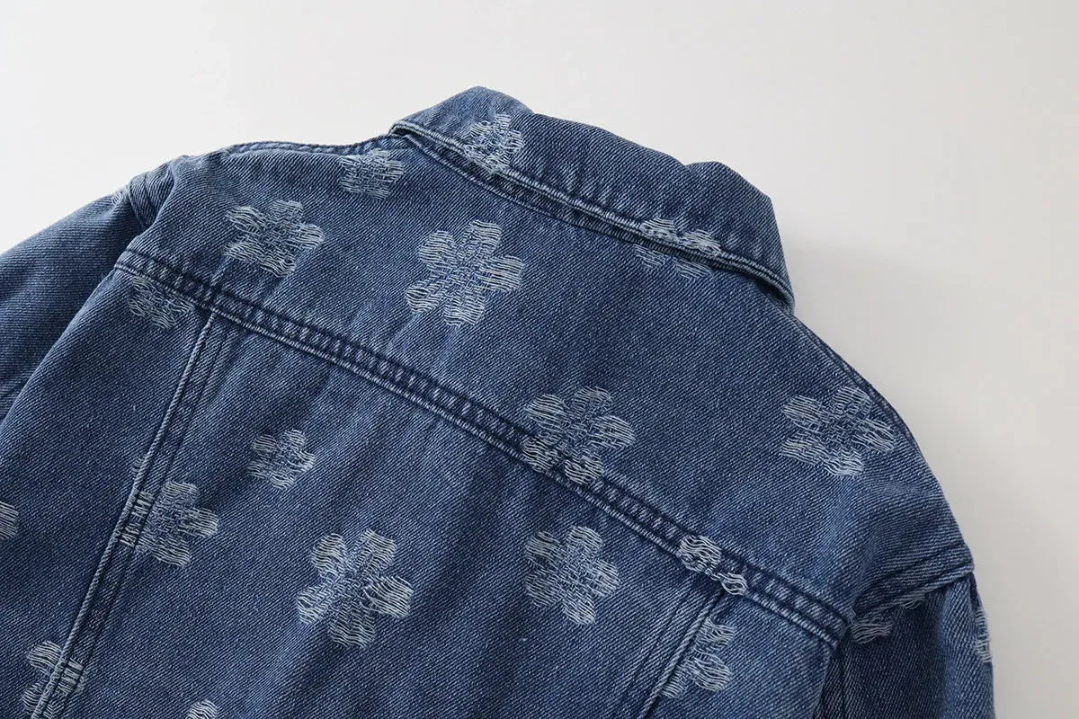 Floral Denim Jacket