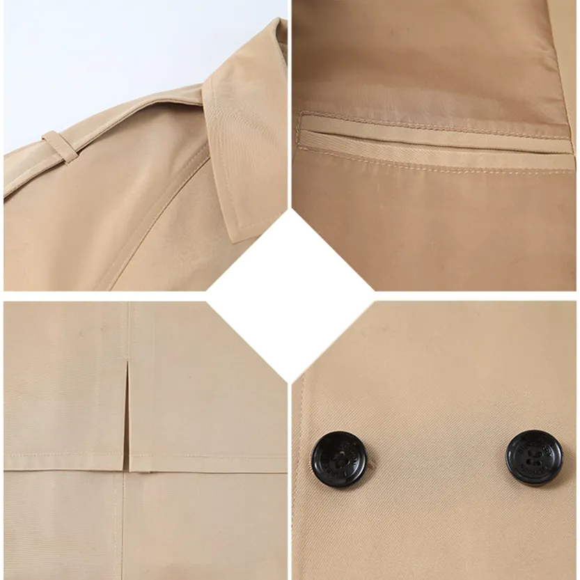 Funki Buys | Jackets | Men's Long Windbreaker Trench Coat