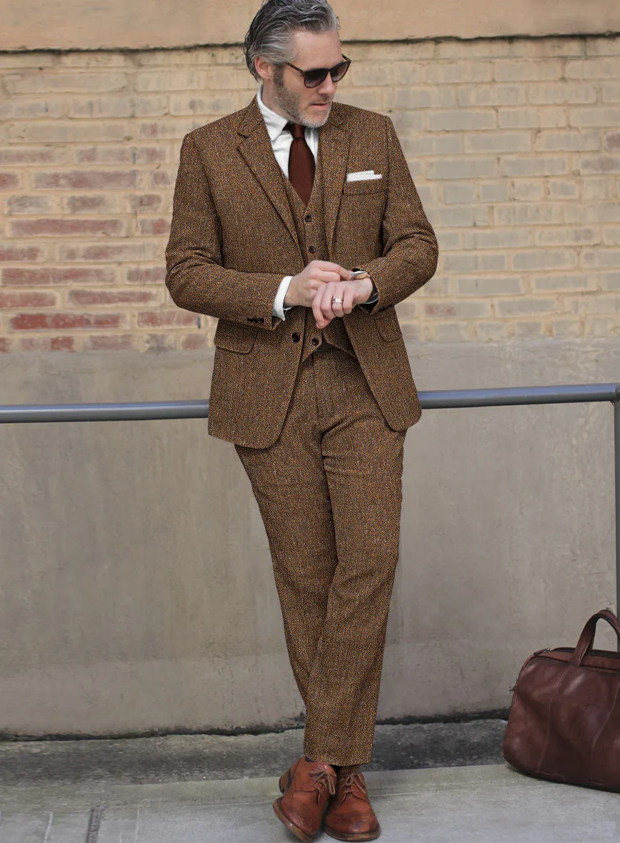 Haberdasher Autumn Rust Tweed Suit