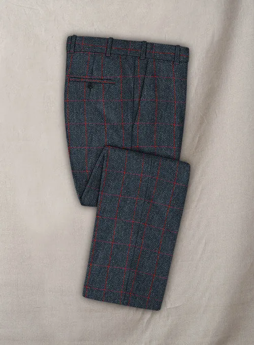 Harris Tweed Blue Checks Pants