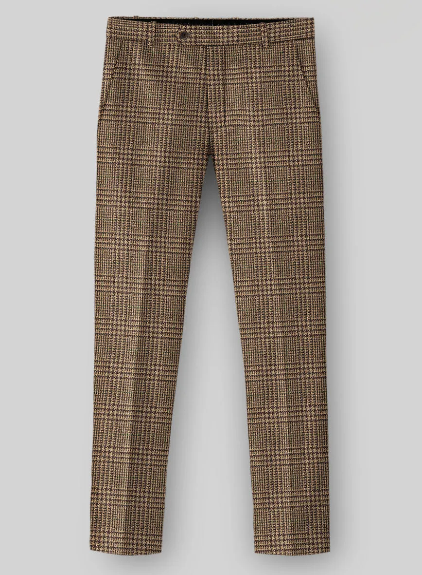 Harris Tweed Brown Glen Pants