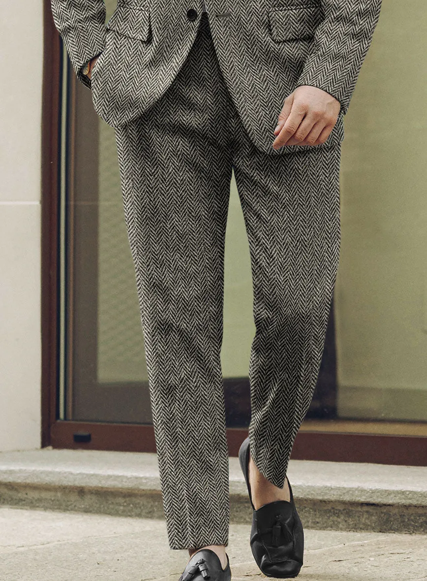 Harris Tweed Vintage Herringbone Pants