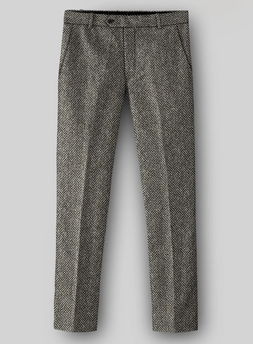 Harris Tweed Vintage Herringbone Pants