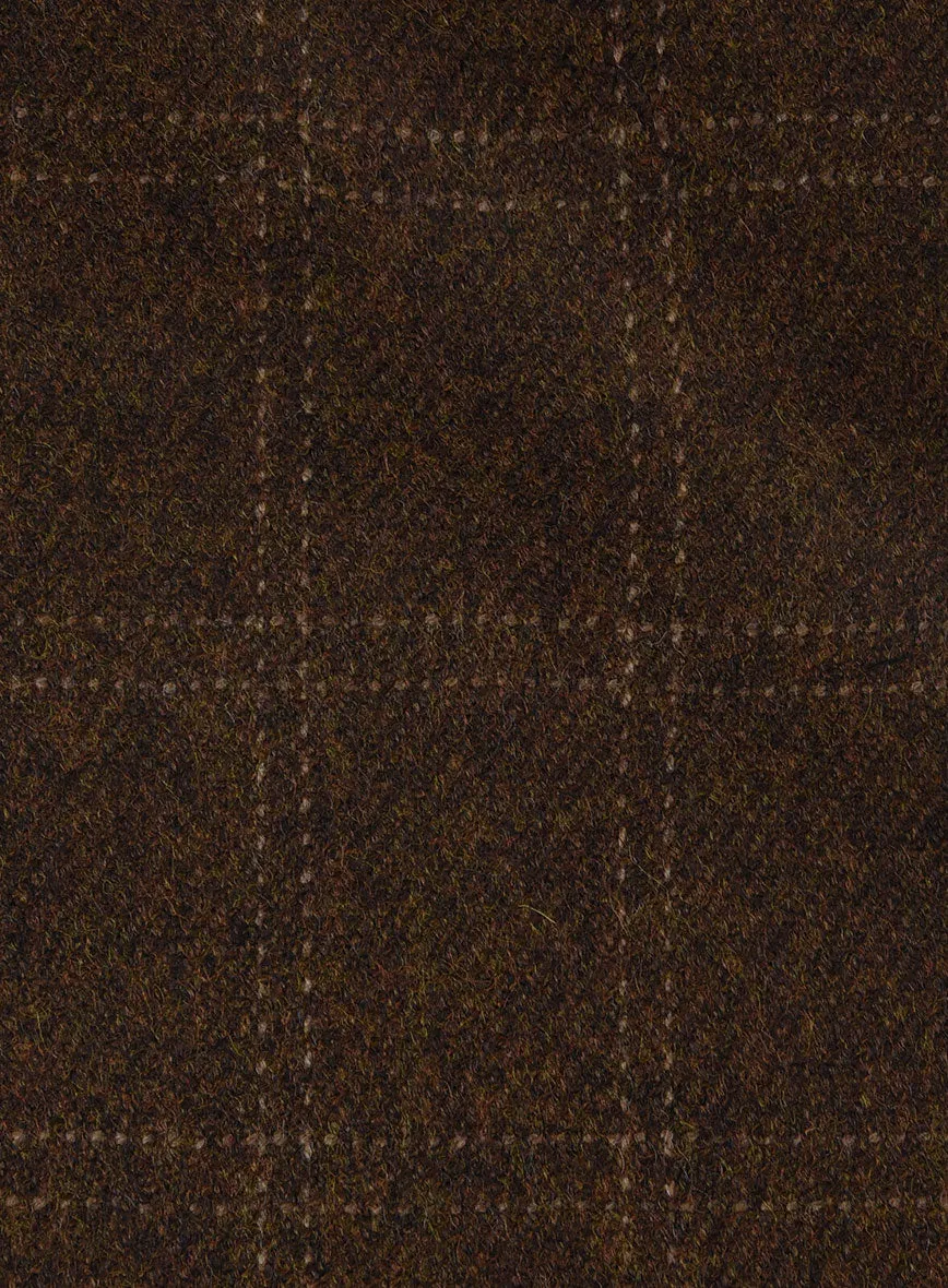 Highlander Brown Windowpane Tweed Pants