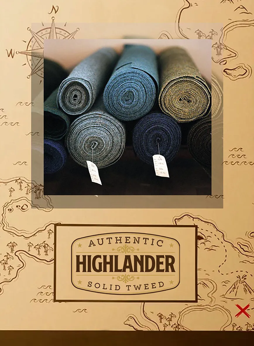 Highlander BW Bold Box Tweed Pants