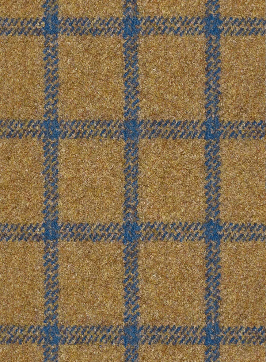 Highlander Heavy Mustard Check Tweed Pants