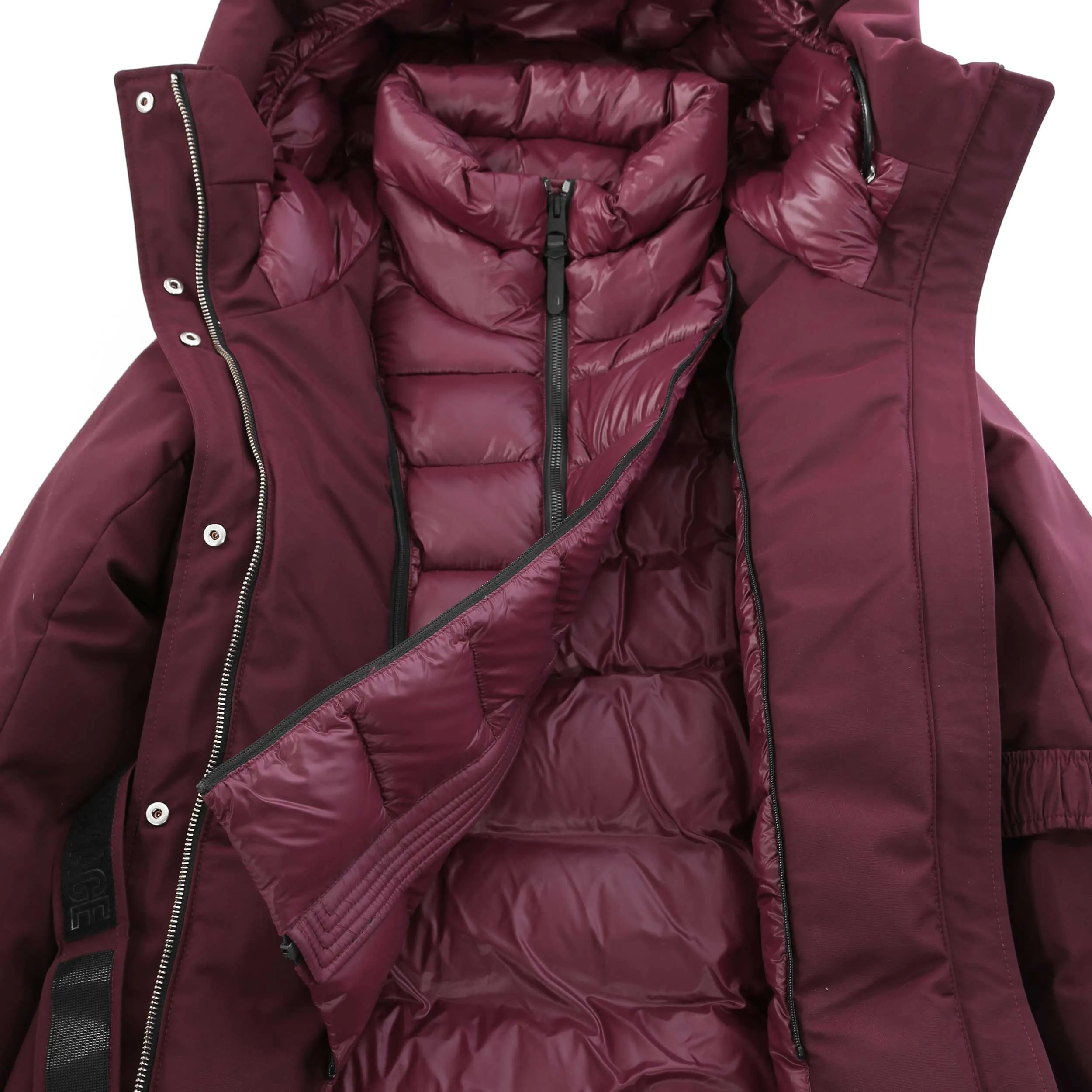 Mackage Jeni NF Ladies Jacket in Wine