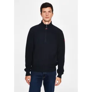 Mort Half Zip Windbreaker - Dark Navy