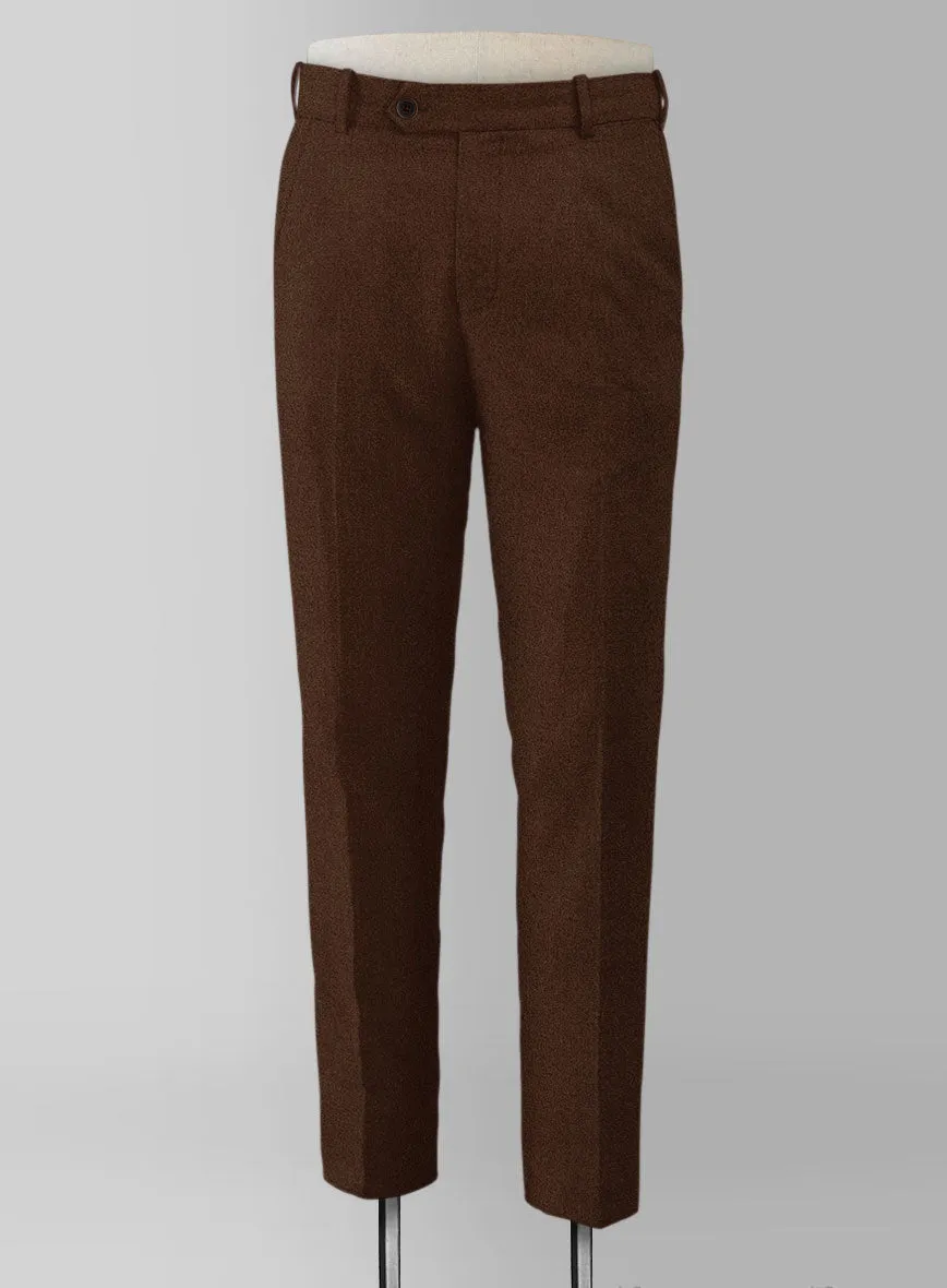 Naples Coffee Brown Tweed Pants