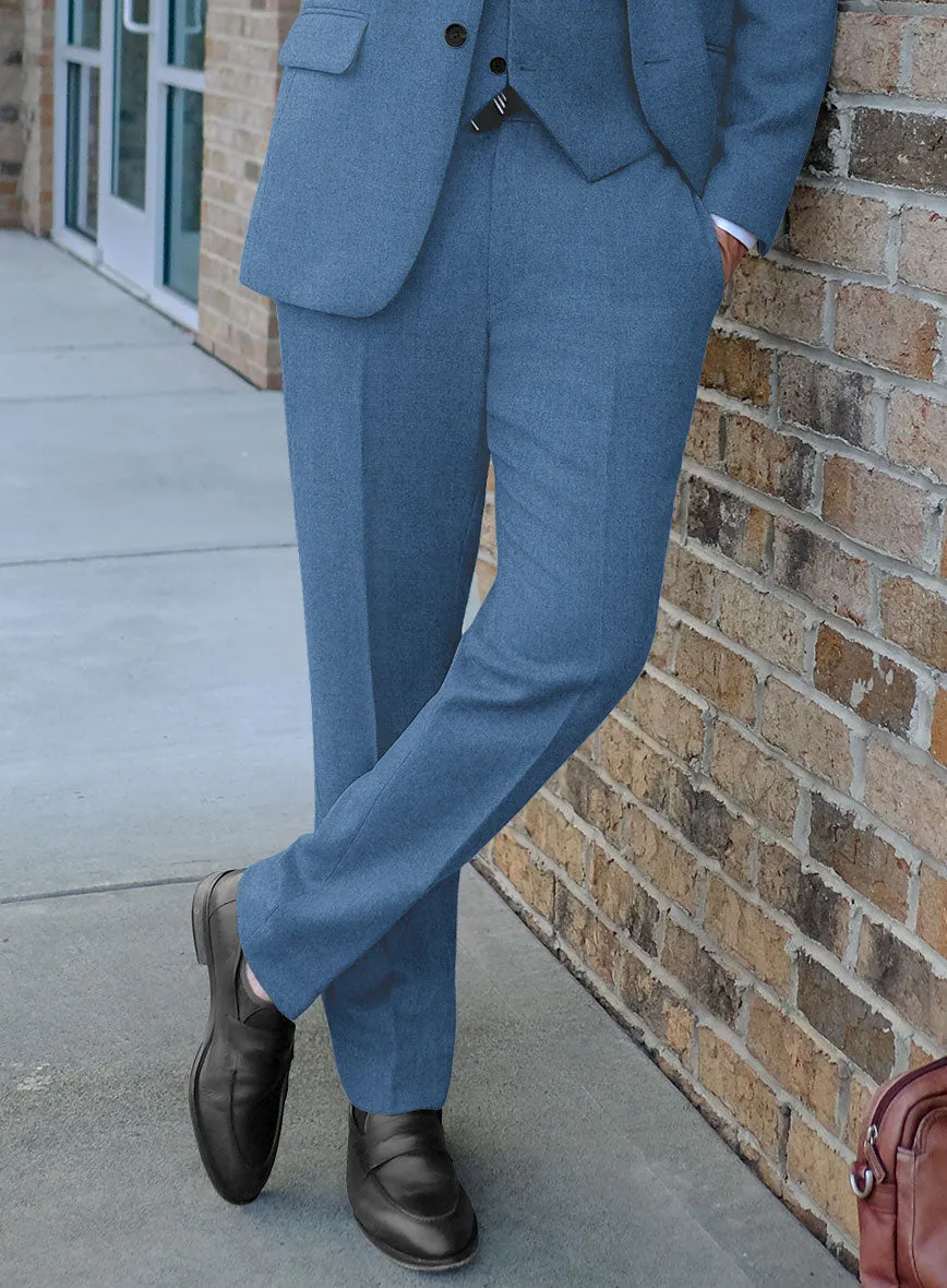 Naples Saga Blue Tweed Pants