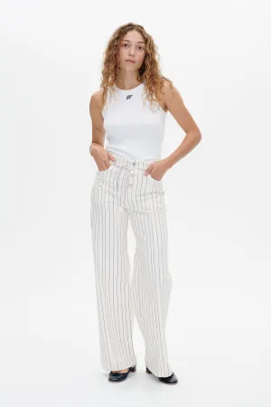 NINIA | White Sand Pinstripe