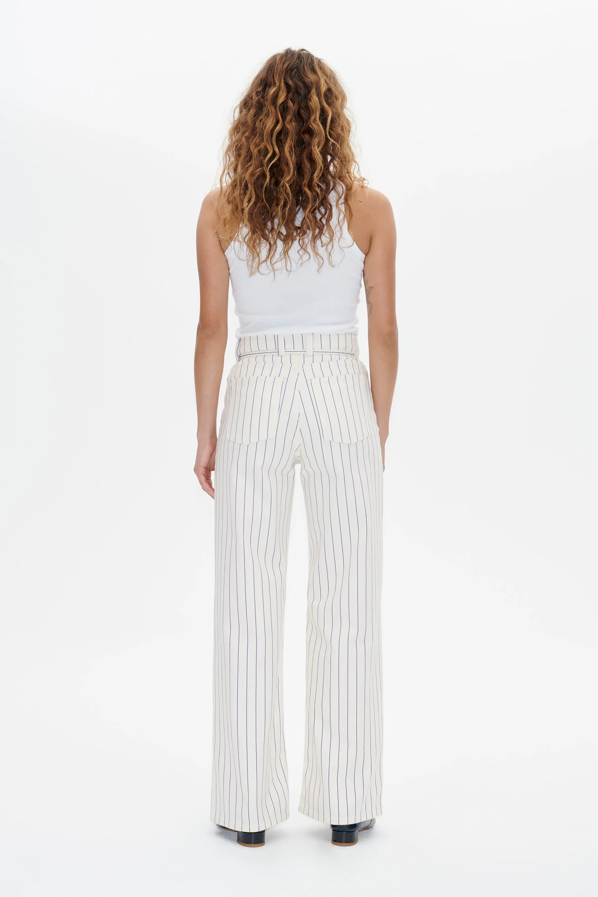 NINIA | White Sand Pinstripe