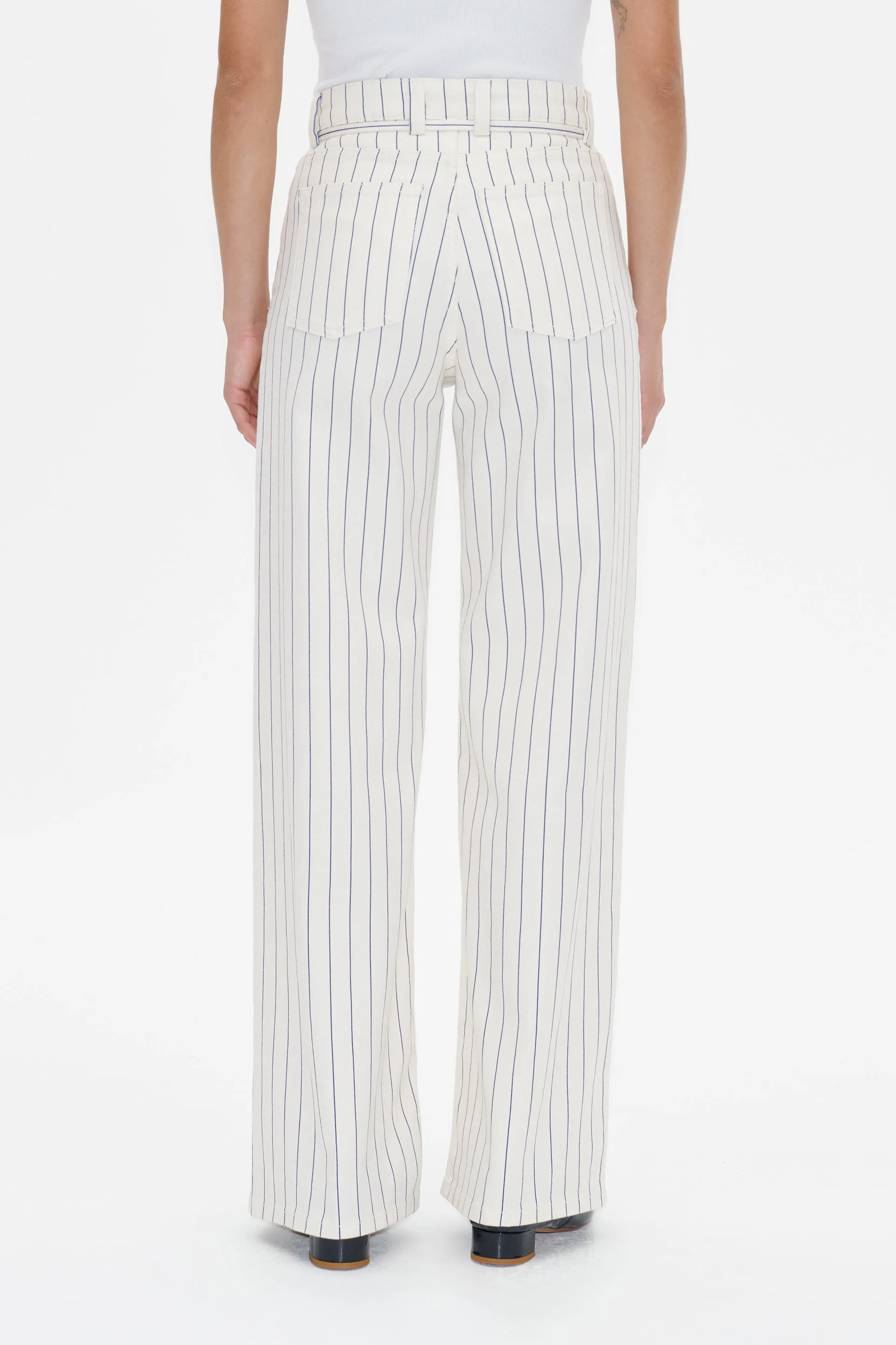 NINIA | White Sand Pinstripe