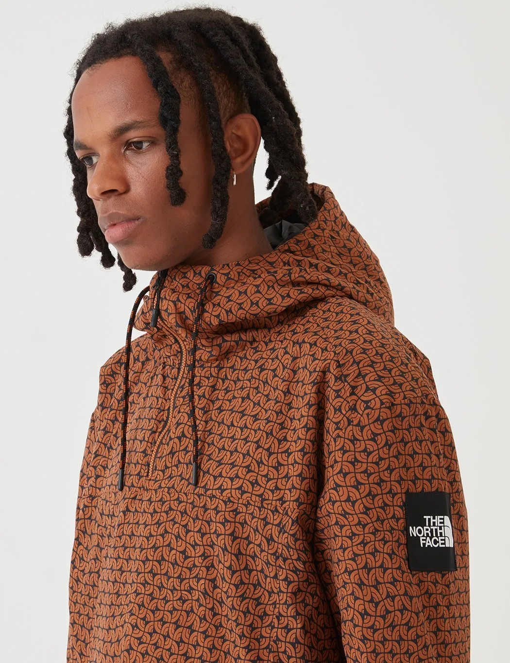 North Face Windwall Insulated Anorak Jacket - Caramel Cafe