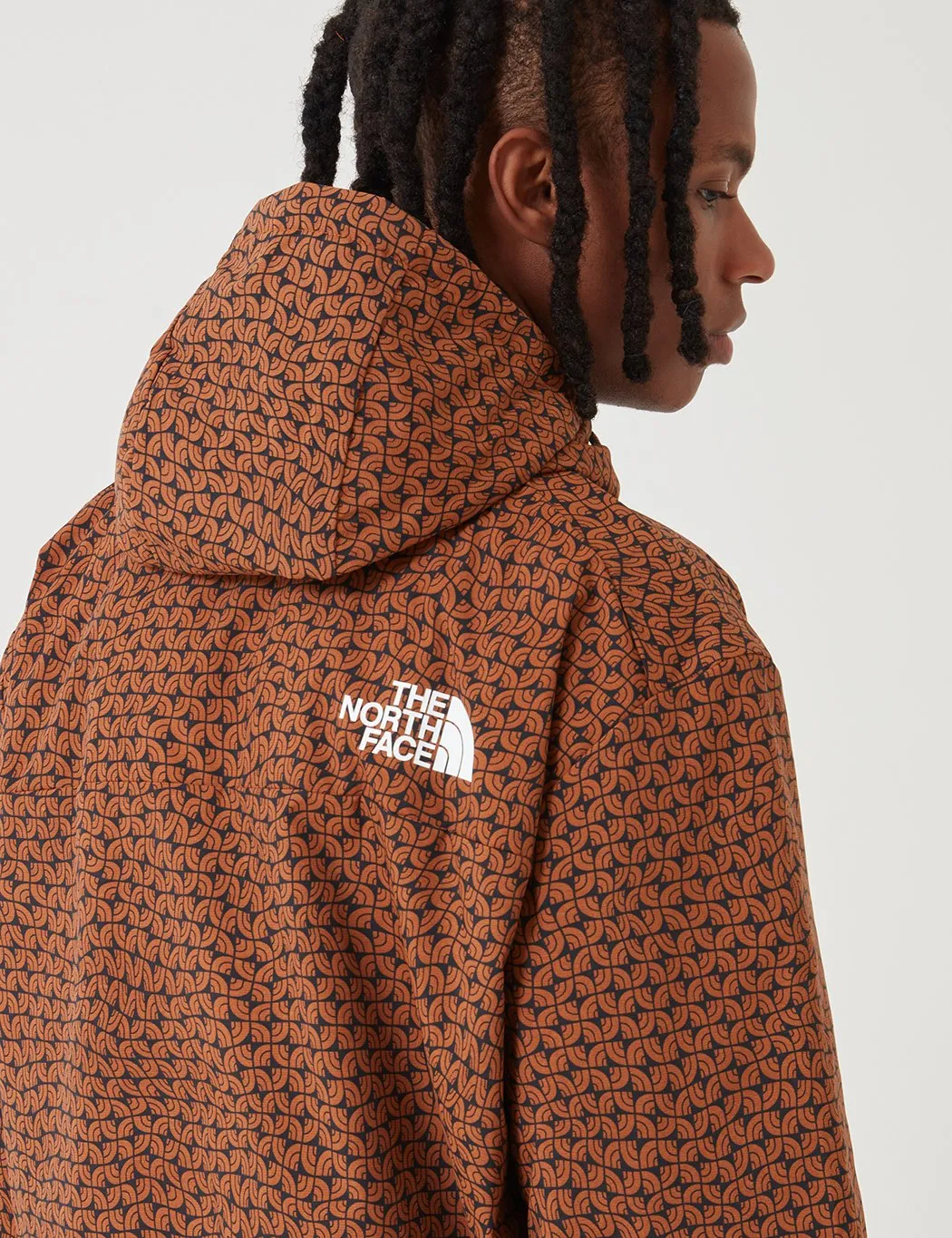 North Face Windwall Insulated Anorak Jacket - Caramel Cafe