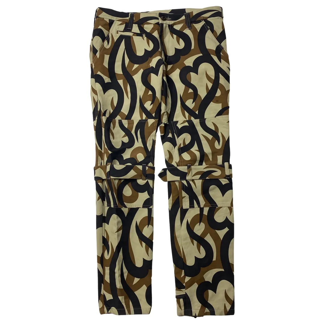 Number (N)ine Tribal Heart Camo Bondage Pants AW04-05 Size 3/30