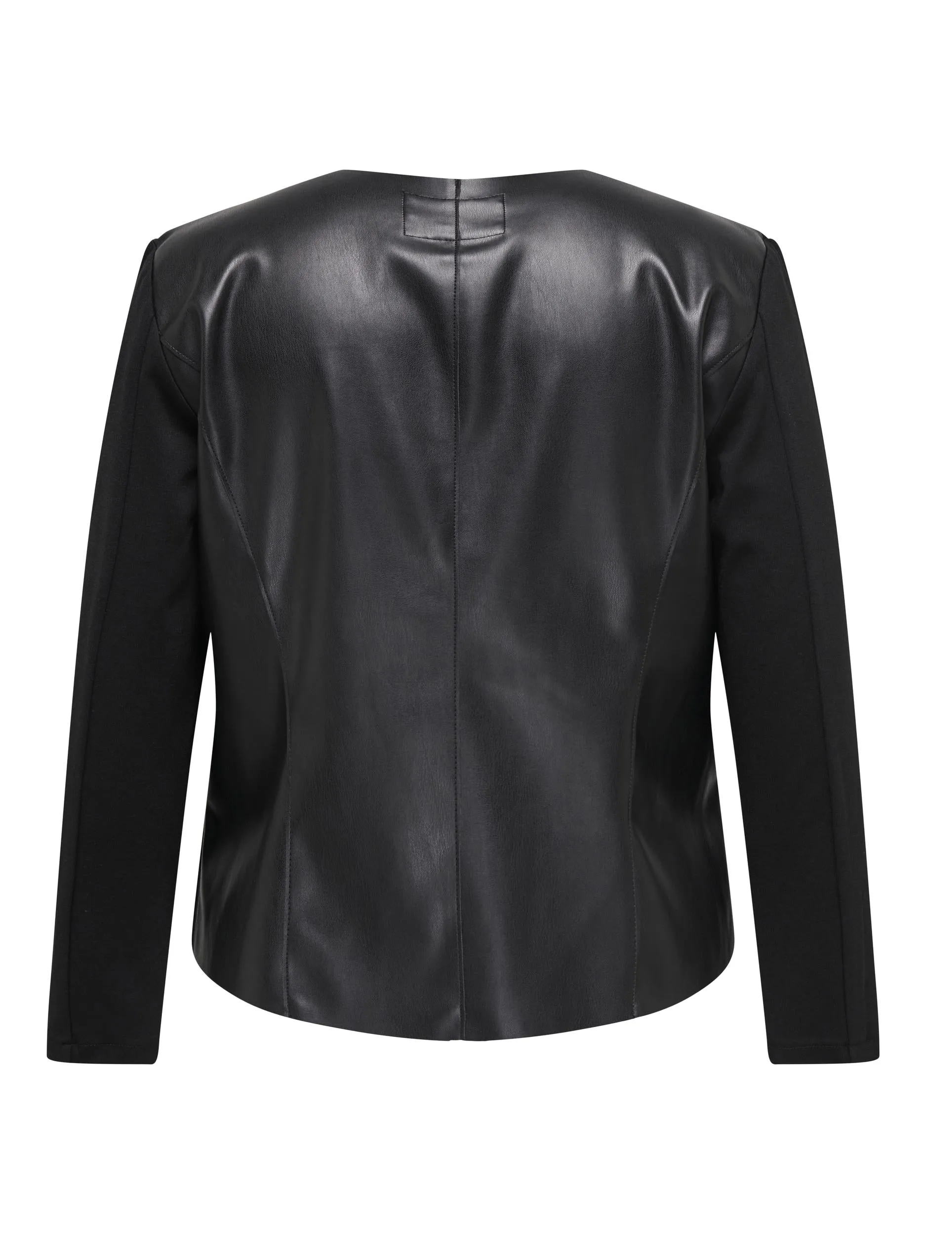 Only Carmakoma Leather Look Jacket