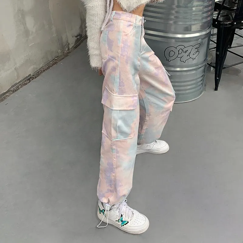 Pastel Tie-Dye Street Pants SD01769