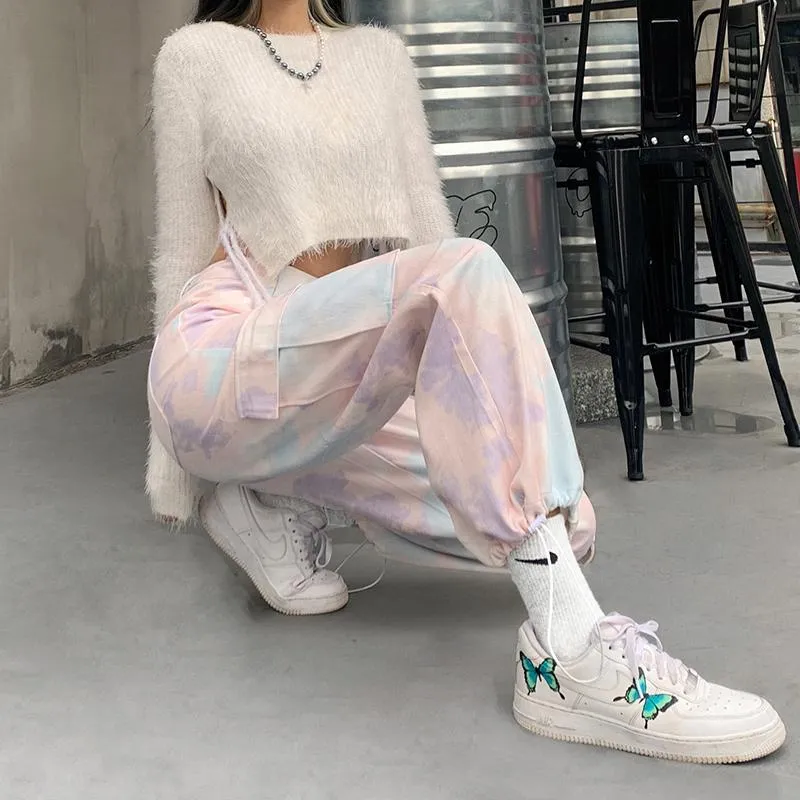 Pastel Tie-Dye Street Pants SD01769