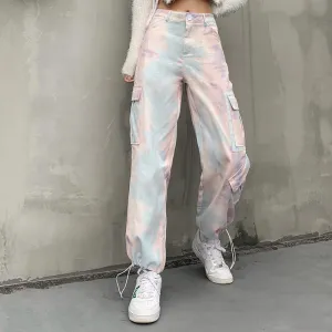 Pastel Tie-Dye Street Pants SD01769