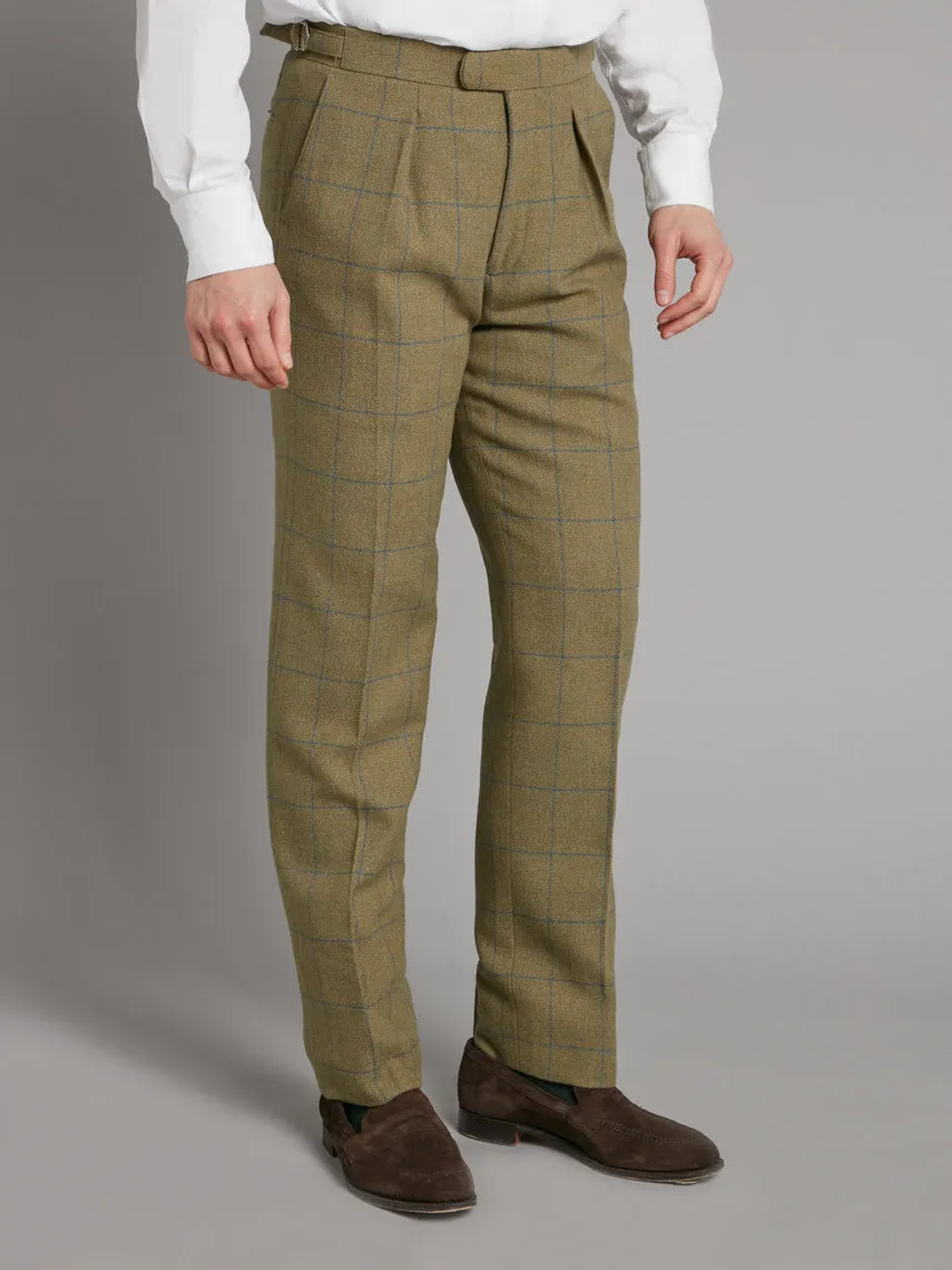 Pleated Pants - Ettrick Tweed