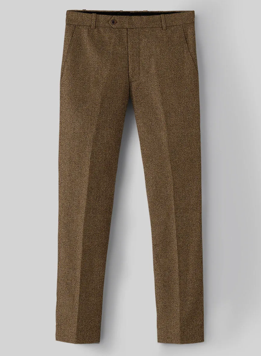 Royal Brown Heavy Tweed Pants