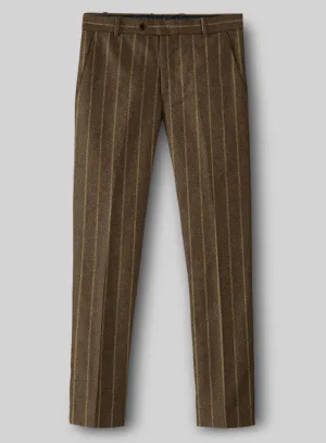 Sartori Caridad Brown Soft Tweed Pants