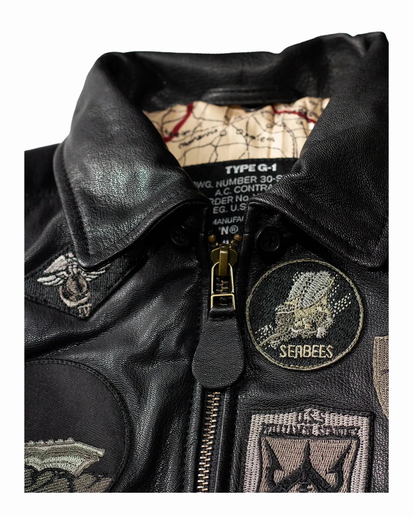 TOP GUN® 1.0 OFFICIAL KIDS LEATHER JACKET