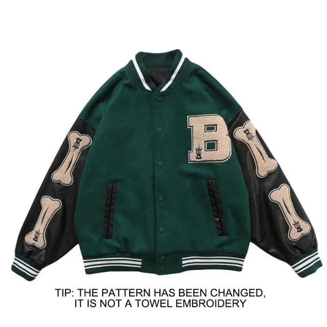 Wjczt Harajuku Bomber Jackets Women Coat Men&#39;s Couple Baseball Jacket Unisex Boyfriend Style Hiphop Varsity Women Spring Jacket Man