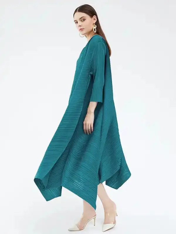 Women’s 3/4 Sleeve Irregular Hem Dress