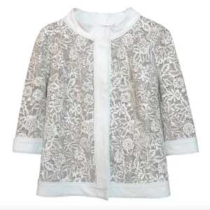 Womens Japanese Style White Leather Jacket